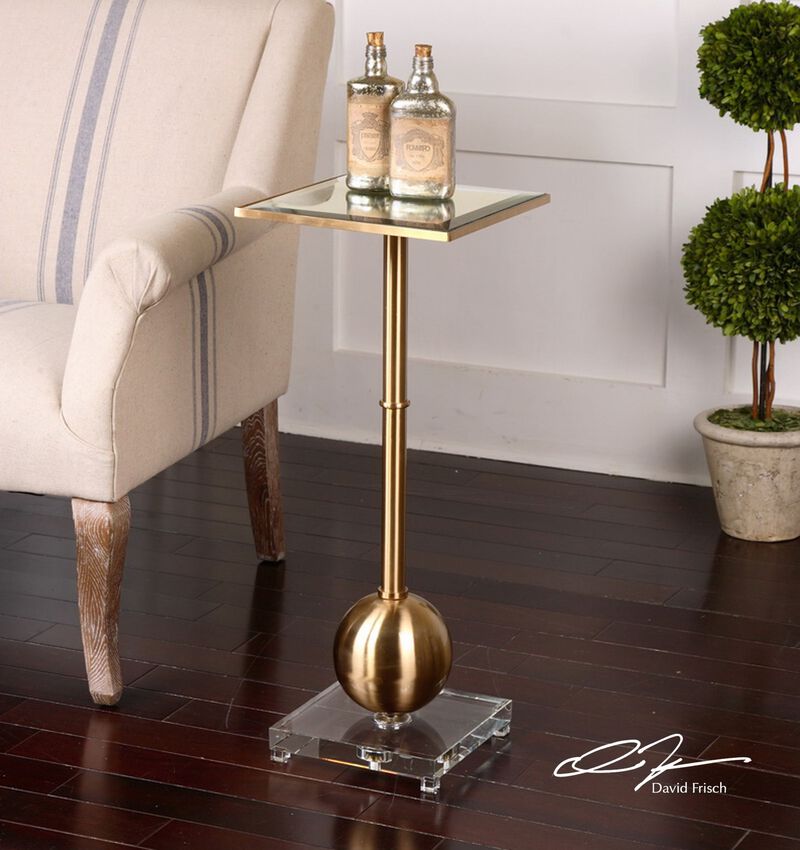 Uttermost Laton Mirrored Accent Table image number 2
